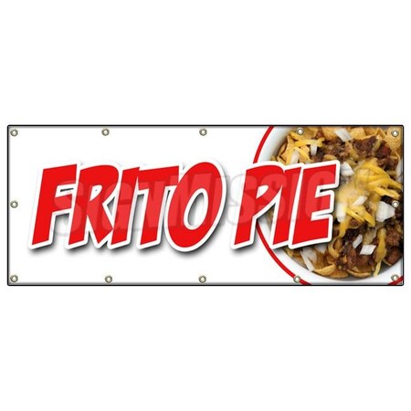 Signmission FRITO PIE BANNER SIGN chili cheese corn chips texas style tamale fresh B-120 Frito Pie